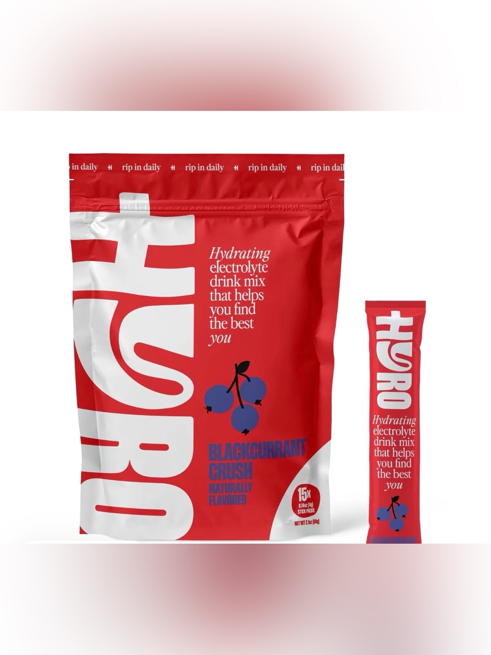 Hydro Hydrating Electrolyte Drink Mix - Blackcurrant Crush
